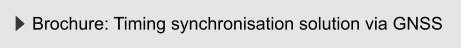 Brochure: Timing synchronisation solution via GNSS